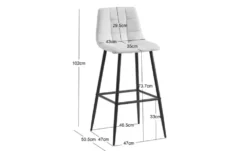 Barhocker 2er-Set
