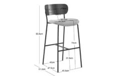 Barhocker 2er-Set