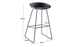 Barhocker 4er-Set
