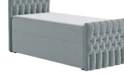 Boxbett mit Bettkasten und Fußteil