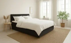 Boxspringbett 120x200 in anthrazit