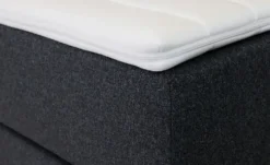 Boxspringbett 120x200 in dunkelgrau