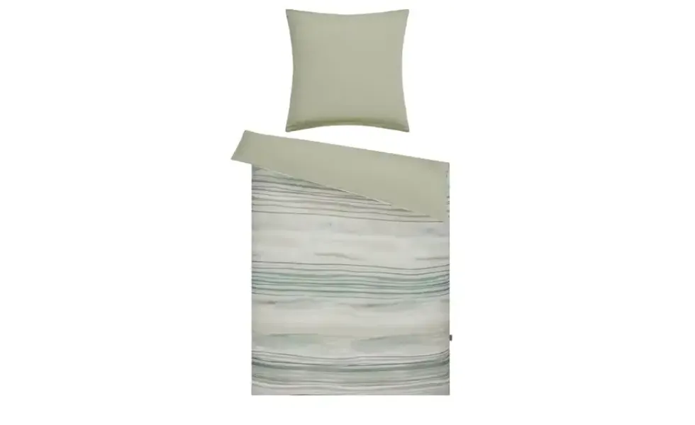 Como Green Satin Wende-Bettwäsche Ombre