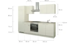 CUBO15 Küchenzeile mit Elektrogeräten