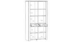 Doppelvitrine