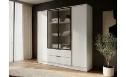 Drehtürenschrank mit 2 Schubladen