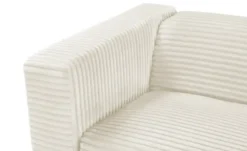 Ecksofa im modernen Breitcord Prado