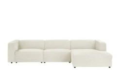 Ecksofa im modernen Breitcord Prado