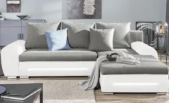 Ecksofa mit Beleuchtung und Schlaffunktion Emma
