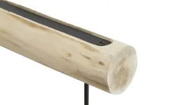 Globo Lighting Pendelleuchte, 5-flammig, Holz/ Metall Körbe