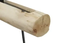 Globo Lighting Pendelleuchte, 3-flammig, Holz/ Metall Körbe