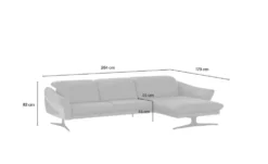 himolla Ecksofa Leder 1059