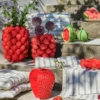 HOME STORY 3D Vase Erdbeere