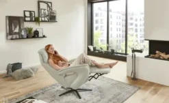 Hukla Relaxsessel aus Leder Pierre