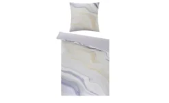 indigo Mako-Satin Wende-Bettwäsche