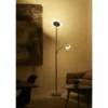 KHG LED-Deckenfluter, 2-flammig, Nickel-matt
