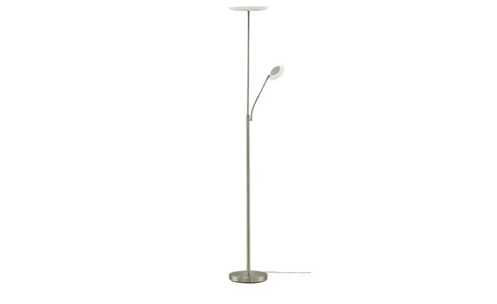 KHG LED-Deckenfluter, 2-flammig, Nickel-matt