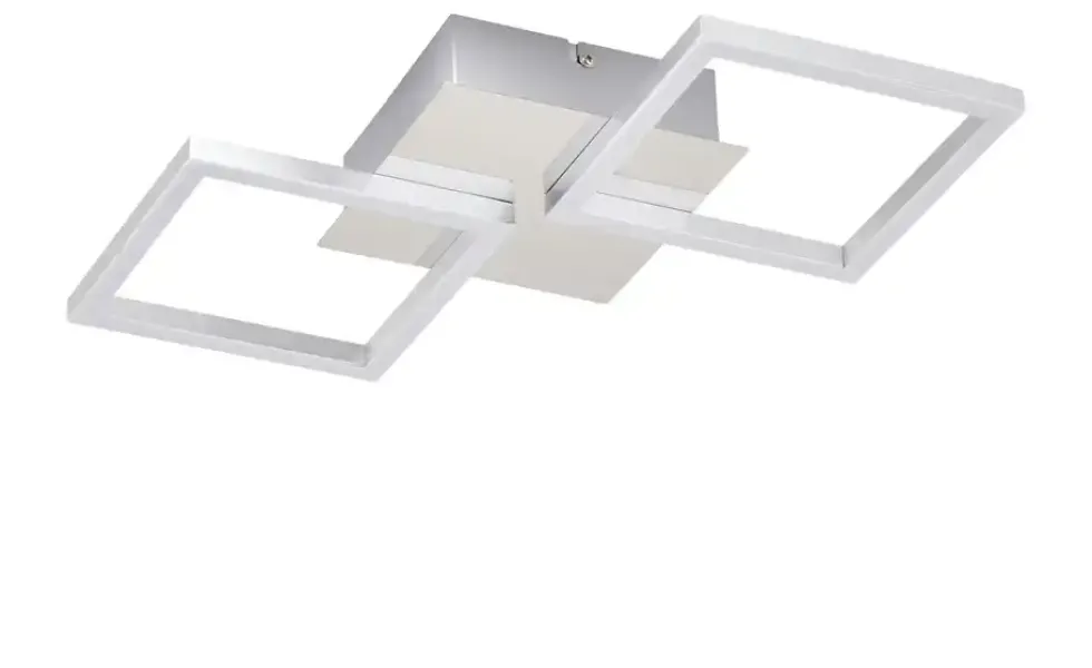 KHG LED-Deckenleuchte, 2-flammig, Alu