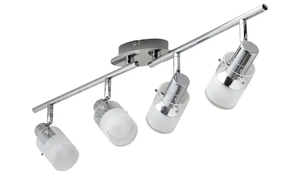 KHG LED- Deckenstrahler, 4-flammig mit Glas