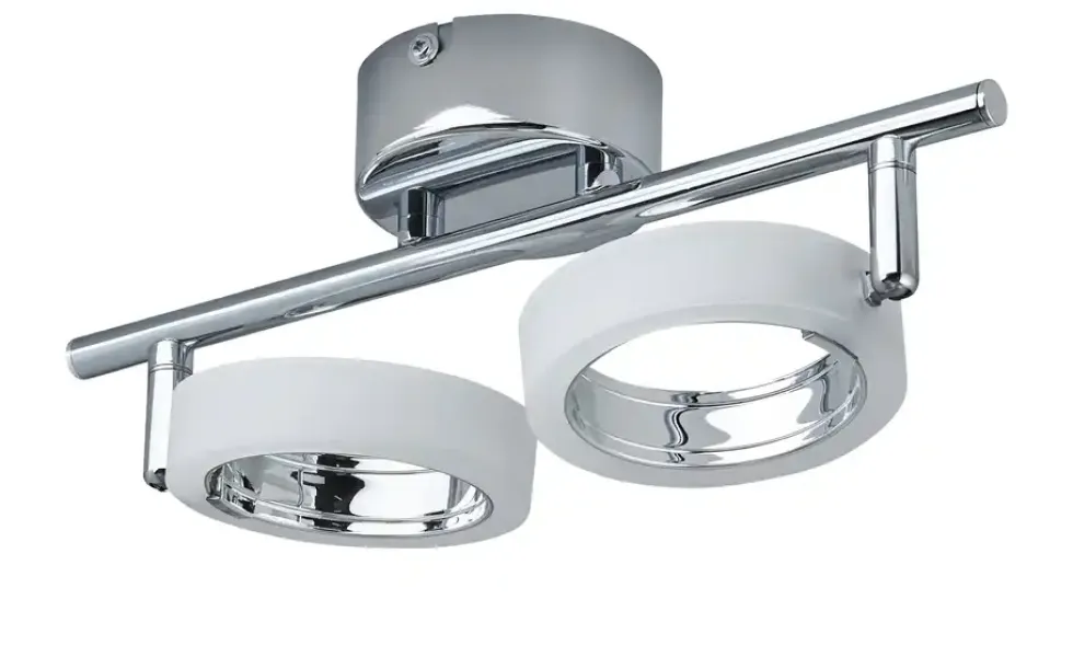 KHG LED-Deckenstrahler, 2-flammig, Acrylringe