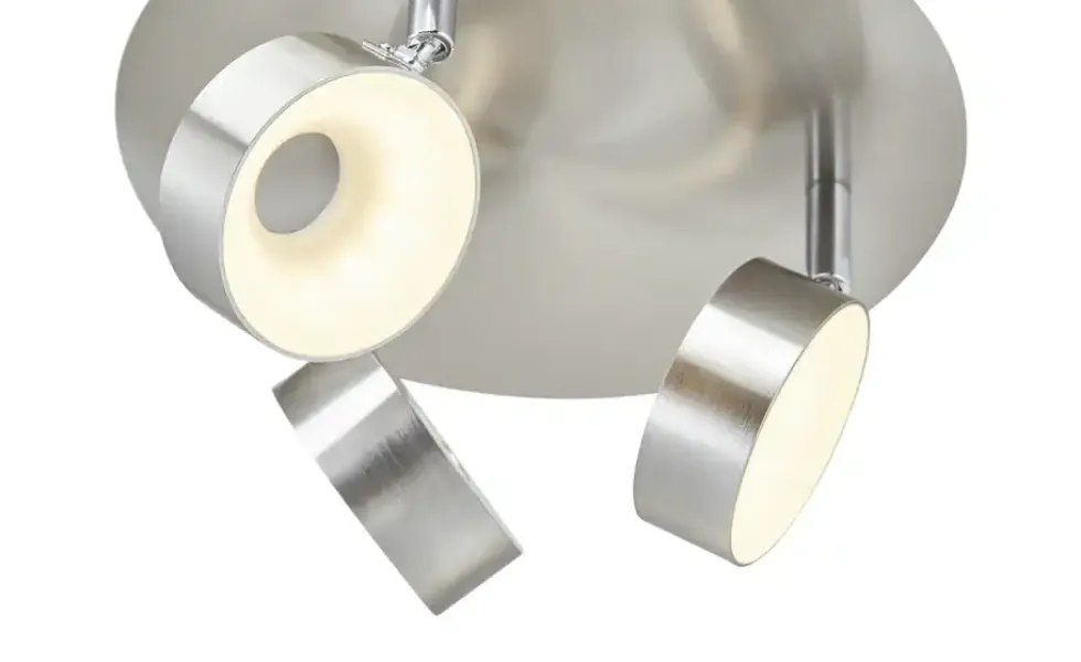 KHG LED-Spot, 3-flammig Nickel matt