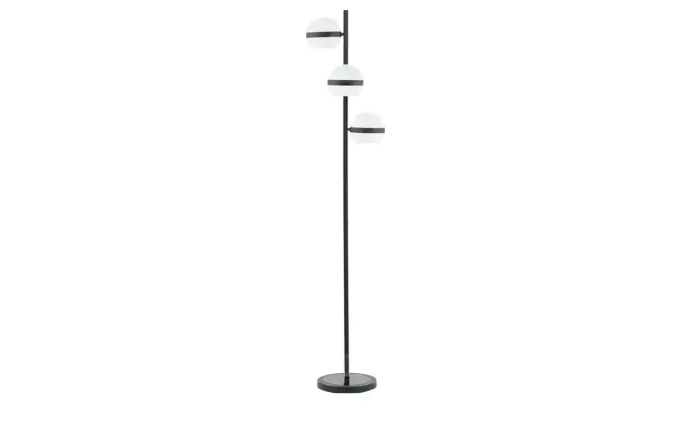 KHG LED-Stehleuchte, 3-flammig, schwarz