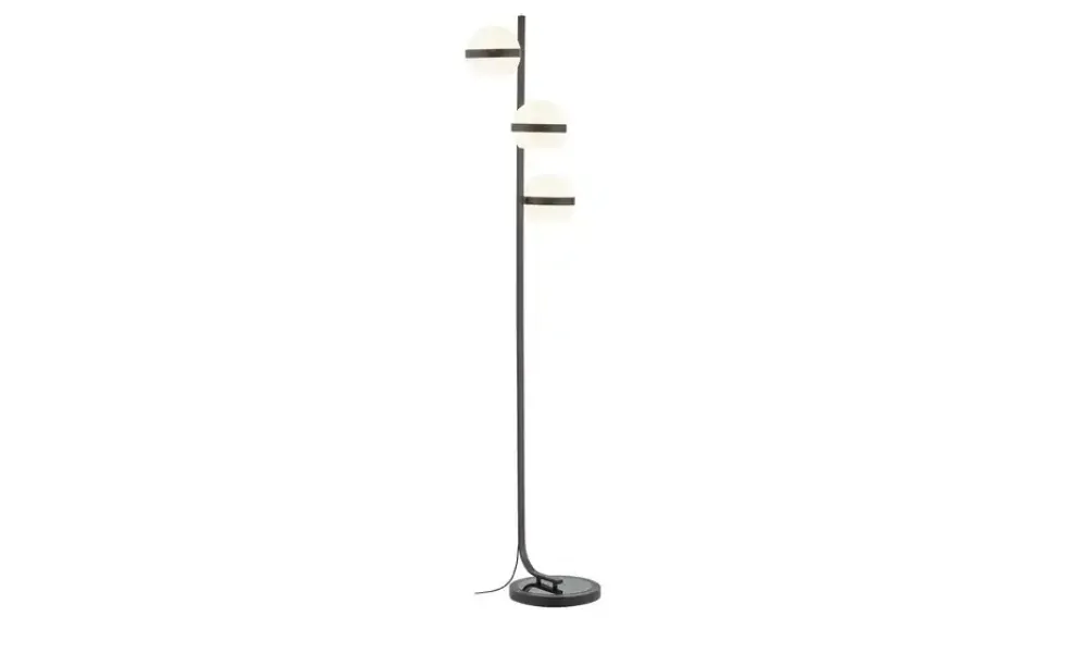 KHG LED-Stehleuchte, 3-flammig, schwarz