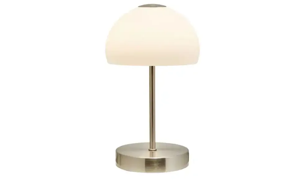 KHG LED- Tischleuchte, 1-flammig, nickel matt mit Touchdimmer