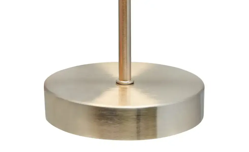 KHG LED- Tischleuchte, 1-flammig, nickel matt mit Touchdimmer