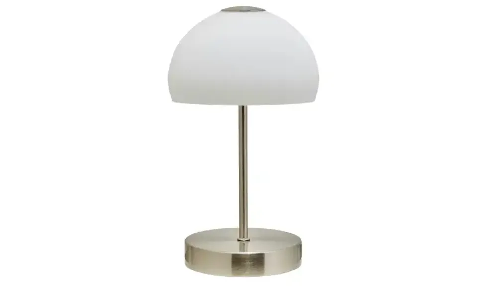 KHG LED- Tischleuchte, 1-flammig, nickel matt mit Touchdimmer