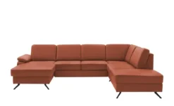 Kollektion Kraft Wohnlandschaft mit Sitz- und Rückenbezug aus Leder Kathi