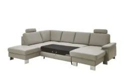 Kollektion Kraft Wohnlandschaft mit Sitz- und Rückenbezug aus Echtleder Samu-L