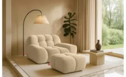 KONSIMO Sessel 2er-Set in Bubble Optik Vena