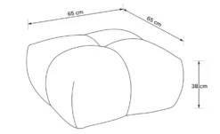 KONSIMO Sessel 2er-Set in Bubble Optik Vena