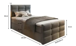 MASSENO Boxbett mit Bettkasten