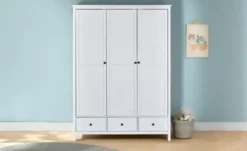 Massivholz-Drehtürenschrank aus Massivholz