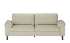 Max Schelling Ledersofa mit Winkelfüßen Maximum