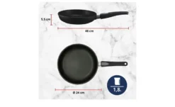 Meisterkoch Bratpfanne 24cm Titanium