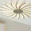Meisterleuchten LED-Deckenleuchte, ´Sonne´ Nickel matt
