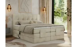 Motor Boxspringbett mit Bettkasten
