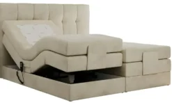 Motor Boxspringbett mit Bettkasten