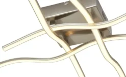 Paul Neuhaus LED-Deckenleuchte, 4-flammig, Nickel matt