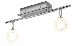 Paul Neuhaus LED- Deckenstrahler, 2-flammig, IP44