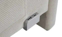 Polsterbett in Cord