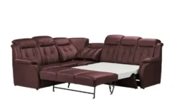 Polstermöbel Oelsa Komfort-Ecksofa aus Leder Andorra