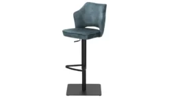 Primo Barhocker in samtigem Velours Ginger