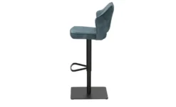 Primo Barhocker in samtigem Velours Ginger