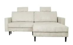 Primo Ecksofa trendiger Cordstoff Livorno