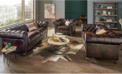 Primo Sofa im Vintagelook Chesterfield