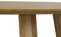 Runder Esstisch aus Massivholz